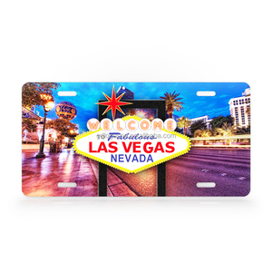 Plaques d'immatriculation de véhicule Souvenir personnalisé 15*30cm Dubai Souvenir Skyline Retro <span class=keywords><strong>Plaque</strong></span> d'immatriculation de voiture pour décoration murale Plaques cadeaux touristiques - Product Image 3