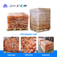 Cristaux de sel de l'Himalaya pour les soins de spa et d'aromathérapie Briques de sel de l'Himalaya pour la construction de sauna