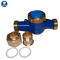Medidor de Agua Mecánico Externo Ajustable de Latón, OEM, con Dial y Múltiples Boquillas