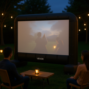 Écran de projection gonflable Vevor de 14 pieds, 600D, portable, pour la projection en extérieur, pour décorations de jardin - Product Image 2