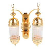 Lampe en fer de style arabe pour décoration de mosquée, applique murale pour église