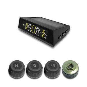 Sistema de monitoreo de presión de neumáticos TPMS solar inalámbrico, instalado en el escudo de la ventana con <span class=keywords><strong>4</strong></span> sensores externos en tiempo real - Product Image 3
