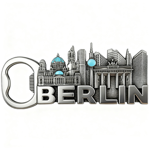 Aimant de réfrigérateur 3D <span class=keywords><strong>Berlin</strong></span> personnalisé, créatif, souvenir de voyage <span class=keywords><strong>Allemagne</strong></span>, moyen, étanche, en alliage de zinc, argent antique - Product Image 6