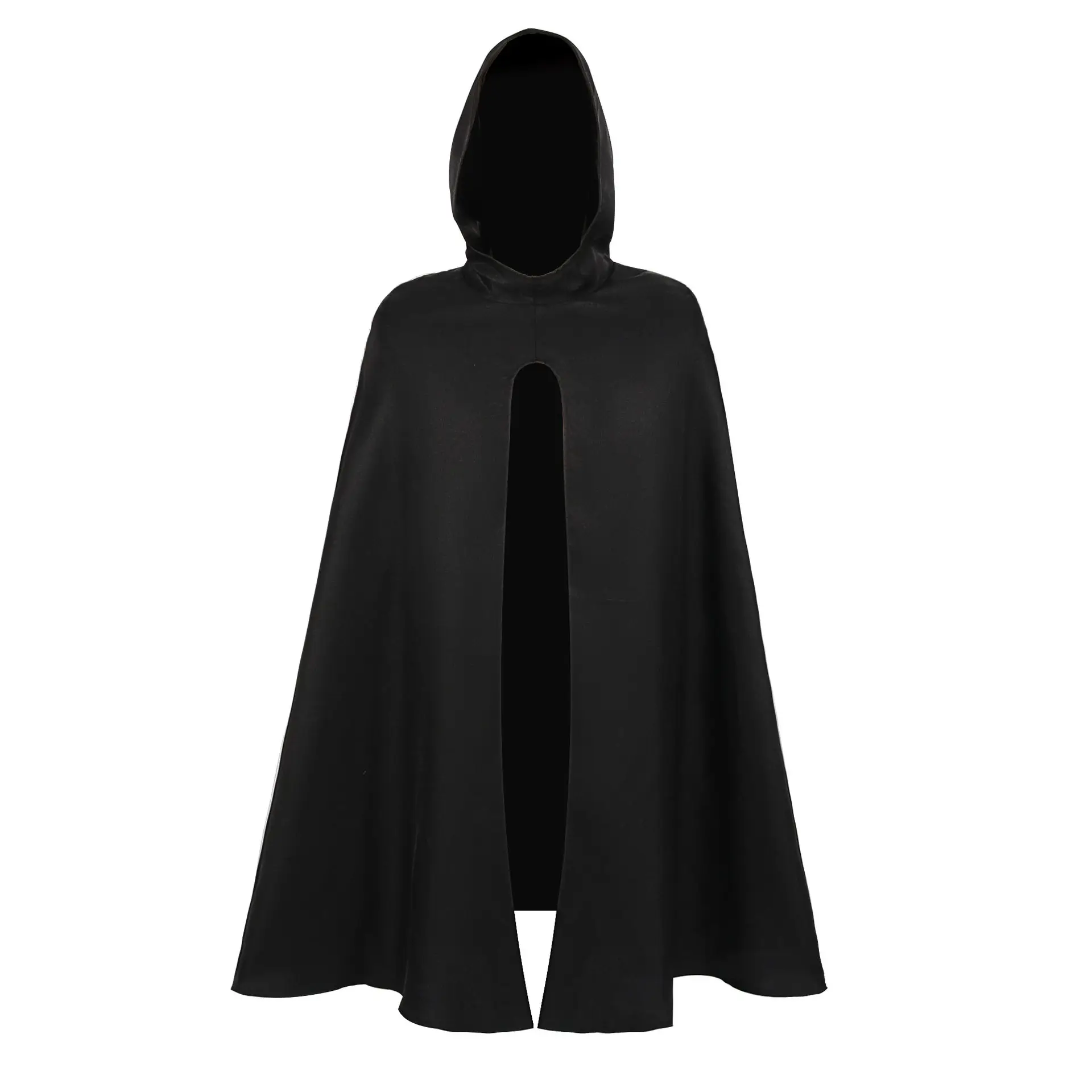 أزياء الهالوين بدلة تنكرية بتصميم قرون وسطى بغطاء للرأس أسود توضع على الرأس أثناء ممارسة الجنس