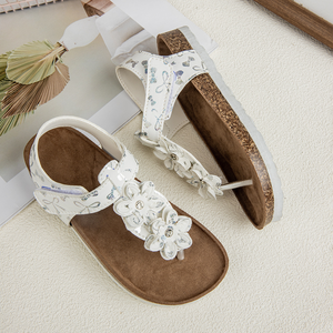 Sandalias de Playa para Niños con Diseño Floral y Suela de Corcho, Tallas 25-36, para Verano - Product Image 5