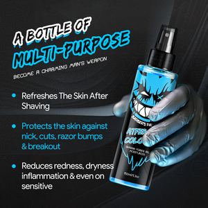 Spray <span class=keywords><strong>après</strong></span>-<span class=keywords><strong>rasage</strong></span> professionnel pour hommes, Cologne apaisante et réparatrice pour la peau, anti-irritation du visage - Product Image 4
