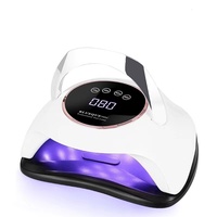 BLUEQUE 5T PLUS 180W Sécheuse à ongles portable à induction intelligente Lampe de cuisson pour vernis à ongles LED Lumière UV Thérapie
