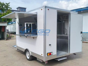 2026 White/black Cheap <b>Concession</b> Street Food <b>Trailer</b> Ice Cream Food Cart Street Mobile Food Truck for Sale - Product Image 6