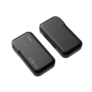 2-in-1 Power Bank with AC Wall <b>Plug</b> and Retractable <b>USB</b>-<b>C</b> Cable, 22.5W Fast <b>Charging</b> Portable Charger with Digital Display - Product Image 2