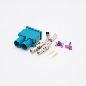 แบบ Dual FAKRA Z Code ตัวเมียจีพีเอส180องศาขั้วต่อ FAKRA สำหรับสายเคเบิ้ล - Product Image 1