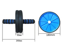Équipement de gymnastique à domicile, roue abdominale, exercices, étirements, force, Muscles du ventre, Double roue abdominale