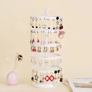 Expositor de Metal Personalizado con Logotipo para Joyería, Exhibición de Aretes, Soporte de Almacenamiento, Expositor de Metal - Product Image 4