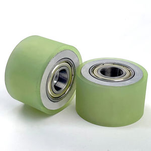 Özel poliüretan kaplı karbon çelik rulo elektriksiz çift rulman tahrikli kasnak doğal renk Natural - Product Image 1