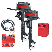 Mesin tempel Yamaha baru 8HP 2-tak 2-silinder bensin 246cc starter elektrik Enduro Short Shaft dengan garansi 3 tahun