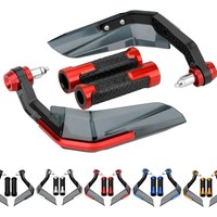 Protector de Manillar Universal para Motocicleta, Protector Contra Viento y Caídas para Scooter Eléctrico, Aleación CNC Modificada