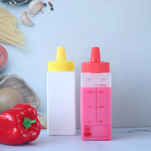 MAYSURE Botella de <span class=keywords><strong>Jarabe</strong></span> PARA LA <span class=keywords><strong>Tos</strong></span>, Botella de Plástico Vacía para Alimentos, Ketchup, Relleno Caliente, Salsa, con Boquilla - Product Image 2