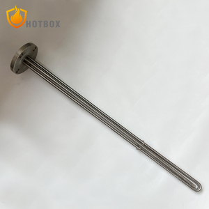 גוף חימום חשמלי מצינור נירוסטה אינקולוי 415VAC עם אוגן למערכת מבשלת, גוף חימום טבילה - Product Image 4