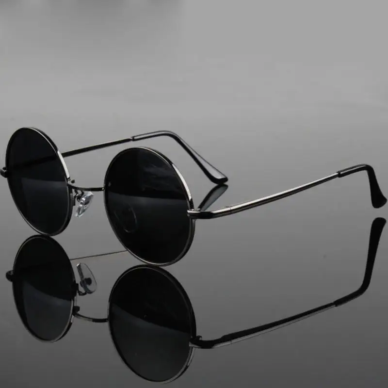 2022 Fashion Round Polarized Sunglasses Men Brand Design Shades Retro Alloy Sun Glasses Women Uv400 Oculos De Sol