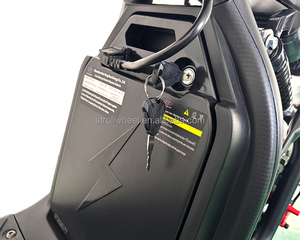 Motocicleta Citycoco Chopper <span class=keywords><strong>de</strong></span> 2 Ruedas, Scooter Eléctrico <span class=keywords><strong>de</strong></span> 60V y 1000w con Asiento - Product Image 4