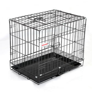 Venta al por mayor Indor plegable de lujo Xl Xxl jaula de hierro grande pájaro mascota Perrera de alta resistencia jaula para perros con ruedas jaula para mascotas - Product Image 5