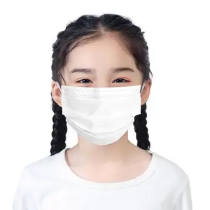 Masque non tissé Masque facial 3 plis Logo personnalisé médical Masque facial jetable médical jetable chirurgical