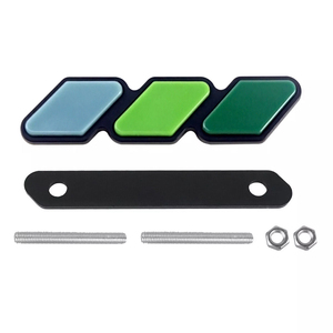 สติ๊กเกอร์ติดรถยนต์ลายกระจังหน้าสามสี อะคริลิค สำหรับ Toyota Tacoma 4Runner <span class=keywords><strong>Tundra</strong></span> RAV4 Highlander อุปกรณ์ตกแต่งรถยนต์ EOD - Product Image 2