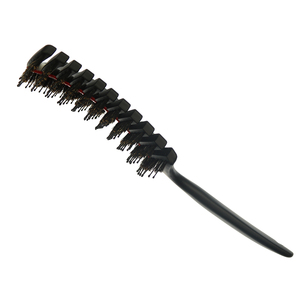 Cepillo de <span class=keywords><strong>pelo</strong></span> Natural para salón de belleza, cerdas de jabalí, etiqueta privada rizada, mezcla de <span class=keywords><strong>pelo</strong></span>, herramientas de estilismo de cabello de nailon - Product Image 6