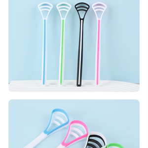 Limpiador de Lengua de Plástico <span class=keywords><strong>Vinsa</strong></span> al por Mayor, Raspador Ecológico para Uso Doméstico, Dispositivo para el Recubrimiento Lingual 01 con Logotipo Personalizado - Product Image 5