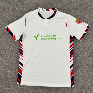 Tenue de football d'été Nouvelle saison 2025/26 Bolton – Maillot domicile/extérieur imprimé personnalisé à manches courtes en polyester à séchage rapide - Product Image 1