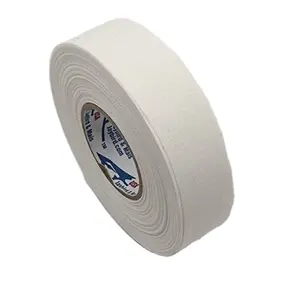 防水ストロングイージーティアコットン粘着性の残留物なしホワイトアスレチックリジッドスポーツテープ