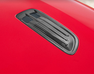 Accessoires d'extérieur en fibre de carbone véritable <span class=keywords><strong>Shasha</strong></span> Carbon Hood Engine Vent Cover pour KIA Stinger 2018-2023 - Product Image 4