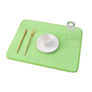 Ultra-Absorbent Quick-Dry Reusable Microfiber Kitchen Draining <b>Mat</b> - Product Image 1