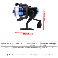 Ensemble complet de canne à pêche télescopique de voyage de 1,8 m avec moulinet, ligne de pêche, leurres, sac de transport, kit de canne à pêche portable
