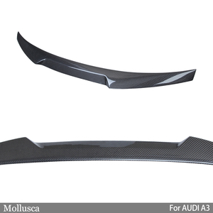 สปอยเลอร์หลังคาร์บอนไฟเบอร์แท้ สำหรับ A3 S3 RS3 8V M4 สไตล์ ปี 2013-2020 - Product Image 4
