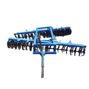 Agricultural tools and equipment Folding wing hydraulic pressure offset medium-sized farming disc harrow