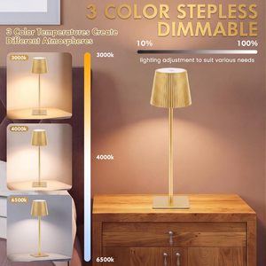 Lámparas de Mesa LED Nórdicas Modernas al por Mayor, Recargables, Ajustables, Inalámbricas, para Restaurante, Decoración del Hogar, Táctiles y Portátiles - Product Image 4