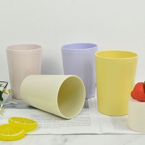 Vente en gros usine – Gobelets réutilisables personnalisés en PLA compostable de 12 oz pour café, boissons chaudes et eau, idéaux pour les fêtes et l'usage domestique - Product Image 2