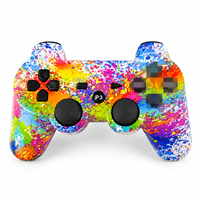 Controlador PS3 Personalizado con Doble Vibración, Joystick BT, Mando con Diseño Impreso