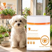 Poudre en gros anti-taches de larmes pour chiens et chats – Complément de prévention des taches de larmes pour animaux de compagnie