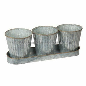 Prix usine maison jardin et décoration extérieure support de jardinière en métal Pots de fleurs Vintage jardinières en métal Antique - Product Image 2