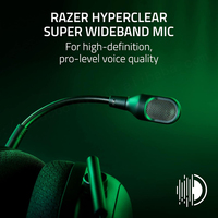 Casque de jeu sans fil Razer BlackShark V2 Pro 2023 avec micro détachable, profils FPS optimisés, haut-parleurs de 50 mm, circum-auriculaire, réduction active du bruit