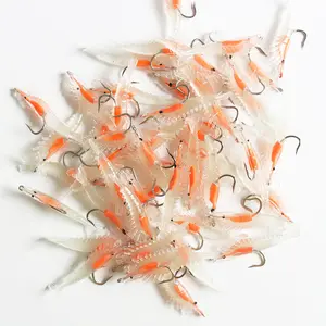 TOPIND esche artificiali per la <span class=keywords><strong>pesca</strong></span> di gamberetti morbidi 3g/6cm esche luminose per gamberetti <span class=keywords><strong>con</strong></span> gancio di piombo - Product Image 2