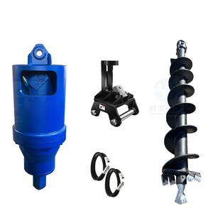 Ensemble d'excavatrice avec tête hydraulique en acier allié pour le forage efficace du sol et la construction de pieux - Product Image 2