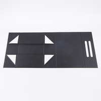 Boîte cadeau rigide en carton de luxe, grande taille, pliable, avec fermeture magnétique, couvercle et poignée, vente en gros