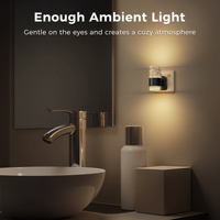 Lampe de chevet LED moderne en acrylique LOHAS, luminosité réglable, noire, pour la décoration de la chambre