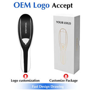 Dropshipping LED azul luz roja cepillo eléctrico de pelo cuero cabelludo agua embellecer cuidado masaje peine calidad Inspección Control servicios - Product Image 5