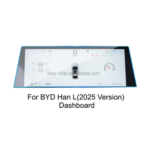 Protector de Pantalla de Vidrio Templado Transparente HD Antirrayaduras 2.5D 9H de Alta Calidad para el Tablero de Instrumentos del Automóvil BYD <span class=keywords><strong>Han</strong></span> L - Product Image 1