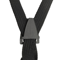 Accessoires pour casque de moto, sangle en nylon, clip pour casque, sangle de mentonnière, boucle de casque en plastique à dégagement latéral, pièces de sac