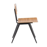 Fabrication pour la vente en gros de chaises en stratifié de style vintage pour restaurants, cafétérias, meubles de maison, sièges pour salle à manger