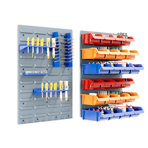 Jigong treo tường PP Hộp ngăn kéo nhỏ có thể xếp chồng lên nhau đa chức năng để lưu trữ kho tùy chỉnh kích thước phụ tùng thay thế doanh thu - Product Image 1